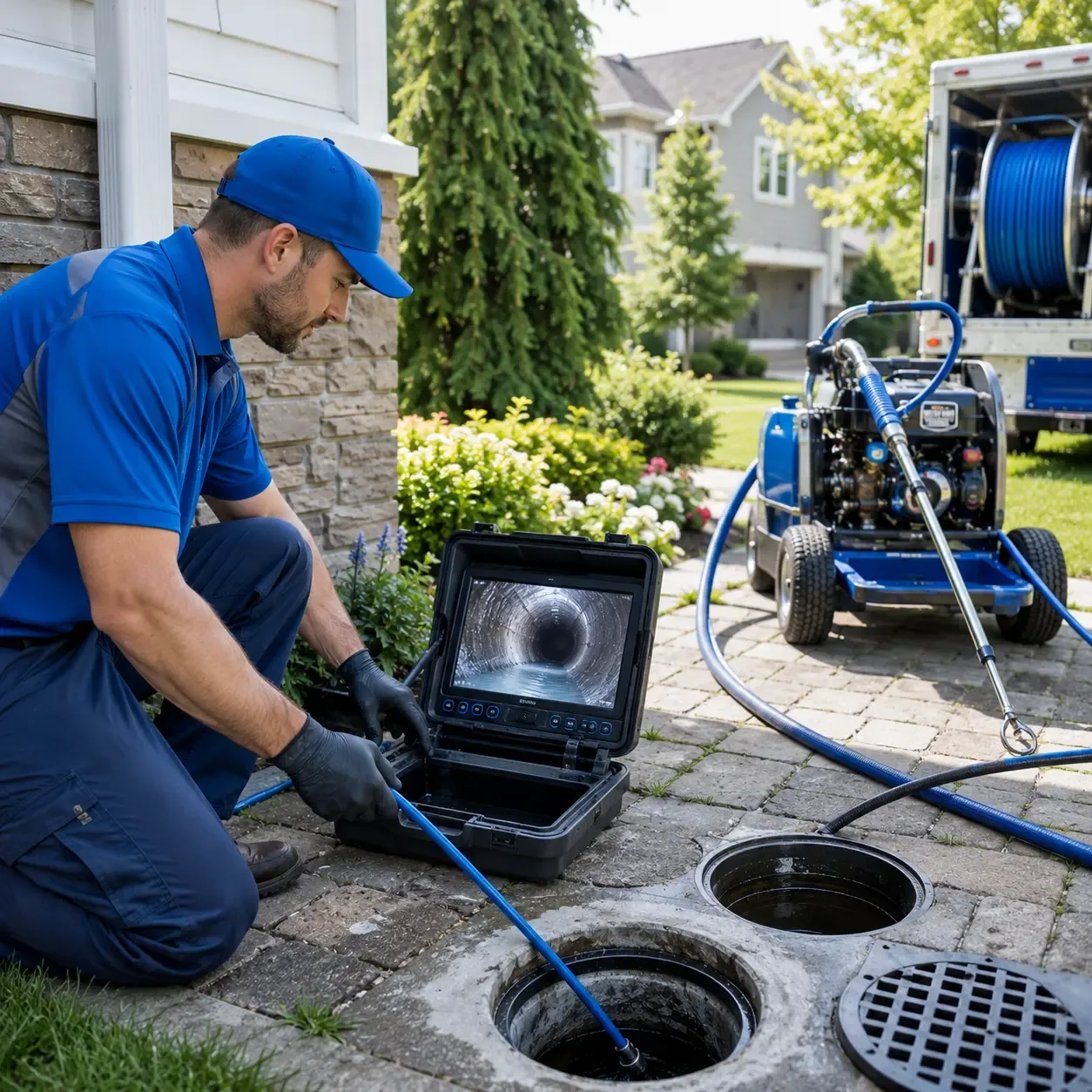 Outdoor drain cleaning professionals serving Gassaway, WV